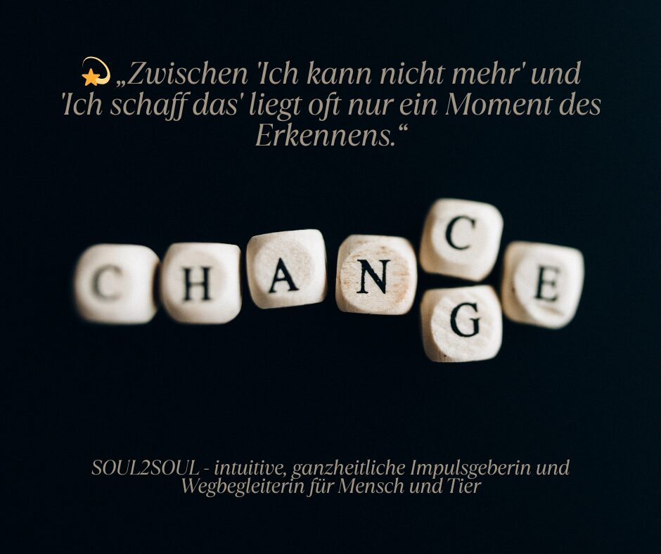 der Moment des Erkennens entscheidet