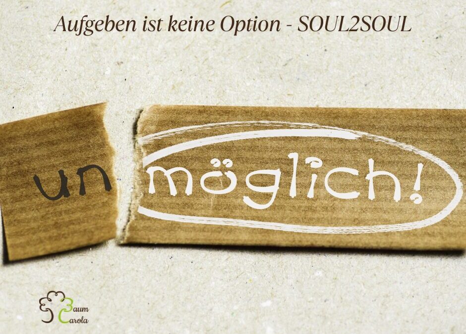 Wenn das Weghabenwollen dich müde macht