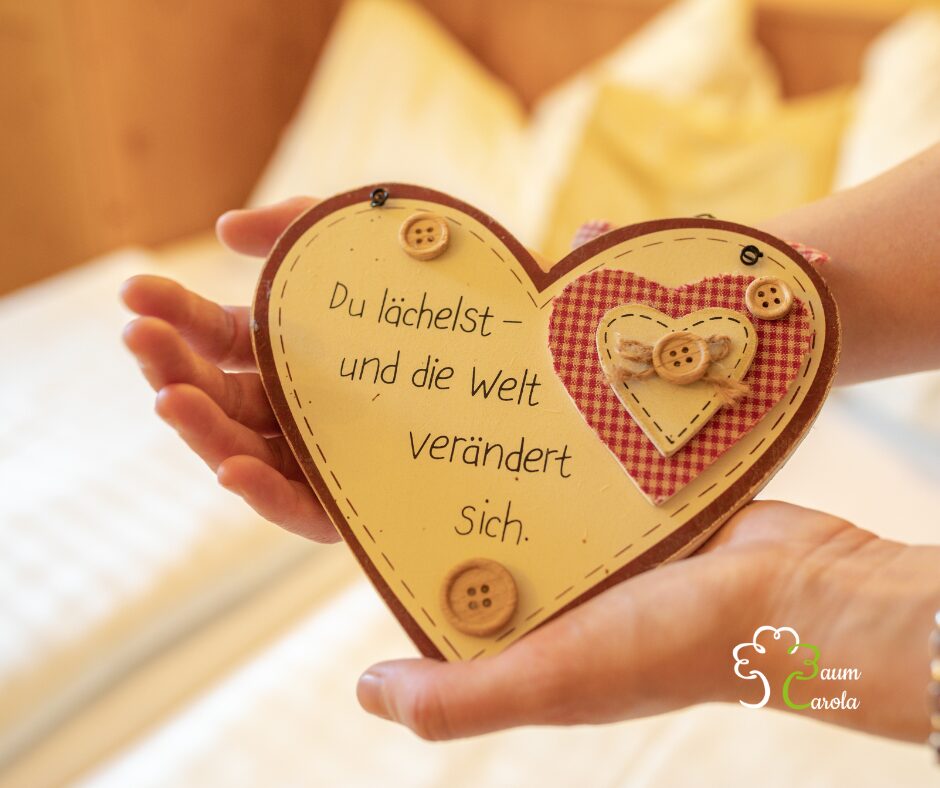 Du lächelst und die Welt verändert sich