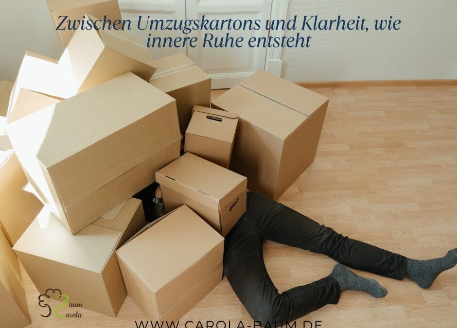 Zwischen Umzugskartons und Klarheit, wie innere Ruhe entsteht