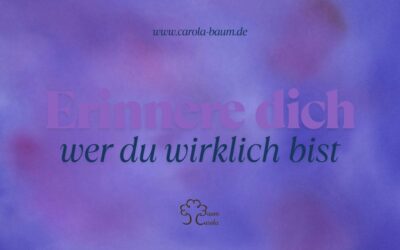 Erinnere dich – du hast es schon immer gewusst
