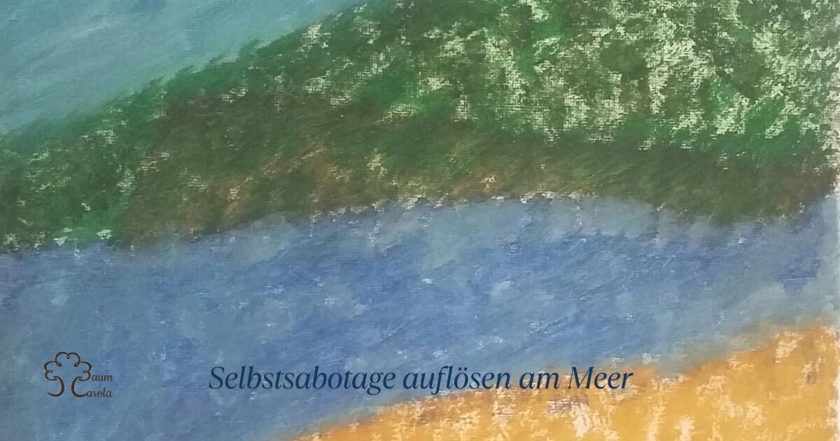 Südstrand gemalt vor 10 Jahren in der Depression ohne Wilhelmhaven zu kennen